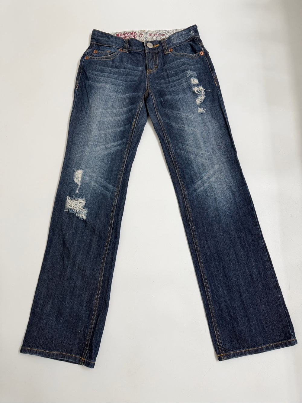 Mossimo Y2K 2010 Distressed Boyfriend Jeans Size 1